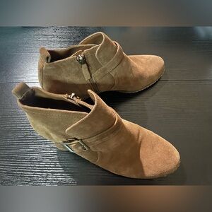 Franco Sarto Women’s Anita Suede Leather Booties, Size 9.5M